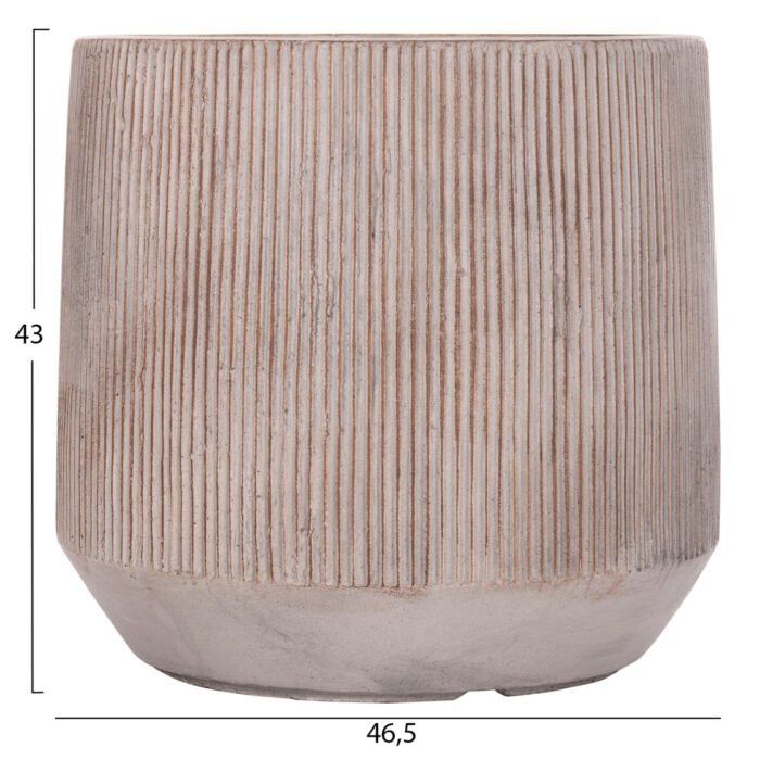 ΣΕΤ 3ΤΜΧ ΓΛΑΣΤΡΕΣ ΣΤΡΟΓΓΥΛΕΣ FB94724 FIBERCLAY-ΧΡΩΜΑ CEMENT Φ55x55Υεκ - Image 4