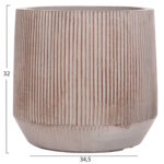 ΣΕΤ 3ΤΜΧ ΓΛΑΣΤΡΕΣ ΣΤΡΟΓΓΥΛΕΣ FB94724 FIBERCLAY-ΧΡΩΜΑ CEMENT Φ55x55Υεκ - Image 5