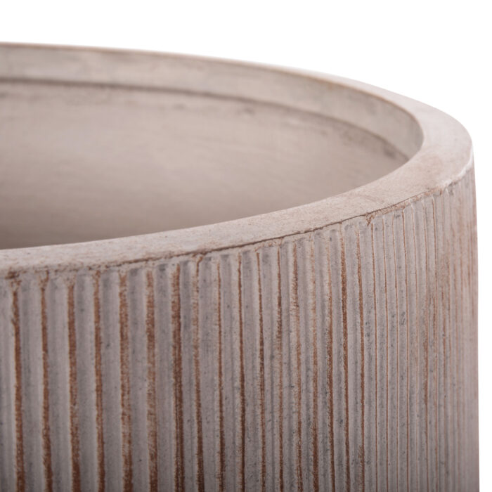 ΣΕΤ 3ΤΜΧ ΓΛΑΣΤΡΕΣ ΣΤΡΟΓΓΥΛΕΣ FB94724 FIBERCLAY-ΧΡΩΜΑ CEMENT Φ55x55Υεκ - Image 8