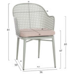 ΣΕΤ LOUNGE 3TMX ΕΞ.ΧΩΡΟΥ FB921106.06 ΑΛΟΥΜΙΝΙΟ ΣΕ ΦΥΣΤΙΚΙ - Image 2