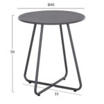 ΣΕΤ LOUNGE 3TMX ΕΞ.ΧΩΡΟΥ FB921193 ΜΕΤΑΛΛΟ ΣΕ ΓΚΡΙ--ΣΥΝΘ.RATTAN ΣΕ ΛΕΥΚΟ-ΜΑΥΡΟ - Image 2