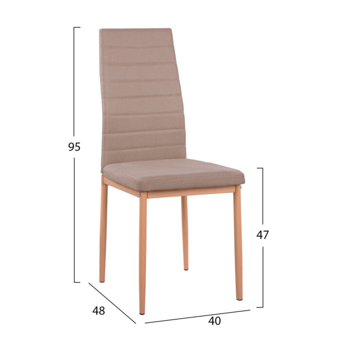 ΣΕΤ ΤΡΑΠΕΖΑΡΙΑΣ 5ΤΜΧ FB911767 ΛΕΥΚΟ MDF-ΜΠΕΖ ΥΦΑΣΜΑ - Image 3