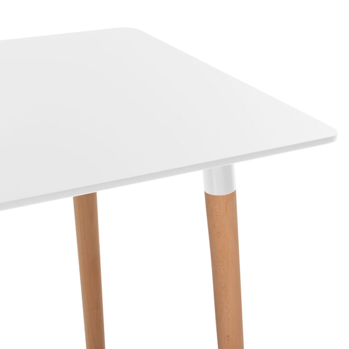 ΣΕΤ ΤΡΑΠΕΖΑΡΙΑΣ 5ΤΜΧ FB921172 MDF TOP ΣΕ ΛΕΥΚΟ-ΣΚΕΛΕΤΟΣ ΣΕ ΦΥΣΙΚΟ ΞΥΛΟΥ - Image 7