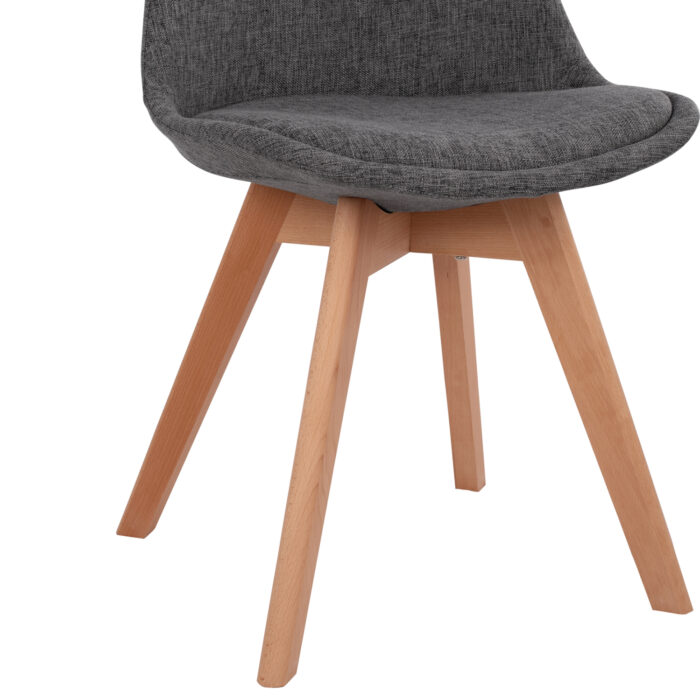 ΣΕΤ ΤΡΑΠΕΖΑΡΙΑΣ 5ΤΜΧ FB921177 MDF TOP ΣΕ ΓΚΡΙ--ΥΦΑΣΜΑ ΣΕ ΓΚΡΙ - Image 6