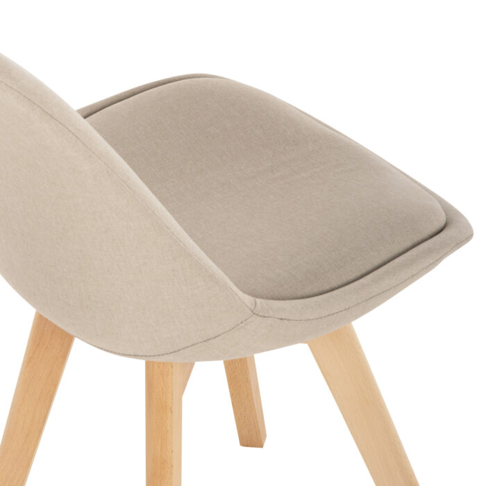 ΣΕΤ ΤΡΑΠΕΖΑΡΙΑΣ 5ΤΜΧ FB921180 MDF TOP ΣΕ ΦΥΣΙΚΟ--ΥΦΑΣΜΑ ΜΠΕΖ - Image 5