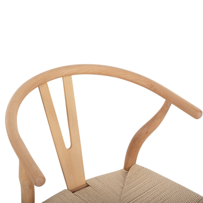 ΣΕΤ ΤΡΑΠΕΖΑΡΙΑΣ 5ΤΜΧ FB921182 MDF TOP-ΞΥΛΟ ΟΞΙΑΣ & PAPER ROPE ΣΕ ΦΥΣΙΚΟ - Image 4