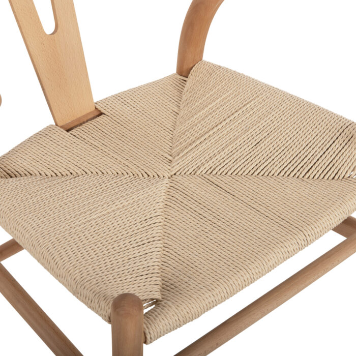 ΣΕΤ ΤΡΑΠΕΖΑΡΙΑΣ 5ΤΜΧ FB921182 MDF TOP-ΞΥΛΟ ΟΞΙΑΣ & PAPER ROPE ΣΕ ΦΥΣΙΚΟ - Image 5