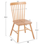 ΣΕΤ ΤΡΑΠΕΖΑΡΙΑΣ 5ΤΜΧ FB921183 MDF TOP & ΞΥΛΟ ΟΞΙΑΣ ΣΕ ΦΥΣΙΚΟ ΧΡΩΜΑ - Image 3