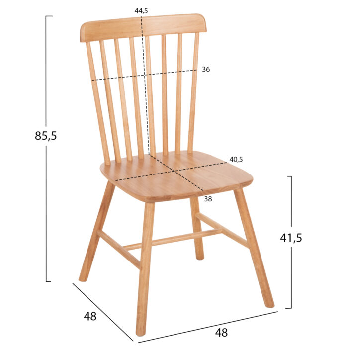 ΣΕΤ ΤΡΑΠΕΖΑΡΙΑΣ 5ΤΜΧ FB921183 MDF TOP & ΞΥΛΟ ΟΞΙΑΣ ΣΕ ΦΥΣΙΚΟ ΧΡΩΜΑ - Image 3