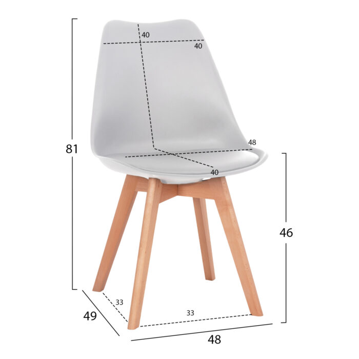 ΣΕΤ ΤΡΑΠΕΖΑΡΙΑΣ 5ΤΜΧ FB921184 MDF TOP ΣΕ ΛΕΥΚΟ--ΠΟΔΙΑ ΟΞΙΑΣ - Image 3