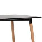 ΣΕΤ ΤΡΑΠΕΖΑΡΙΑΣ 5ΤΜΧ FB921185 MDF TOP ΣΕ ΜΑΥΡΟ--ΠΟΔΙΑ ΟΞΙΑΣ - Image 7