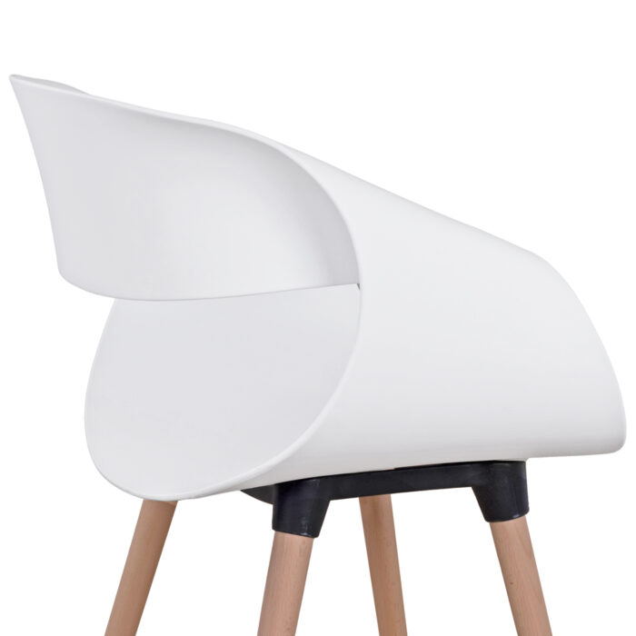 ΣΕΤ ΤΡΑΠΕΖΑΡΙΑΣ 5ΤΜΧ FB921186 MDF TOP & ΠΟΛΥΠΡΟΠΥΛΕΝΙΟ ΣΕ ΛΕΥΚΟ ΧΡΩΜΑ - Image 5