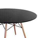 ΣΕΤ ΤΡΑΠΕΖΑΡΙΑΣ 5ΤΜΧ FB921187 MDF TOP & ΠΟΛΥΠΡΟΠΥΛΕΝΙΟ ΣΕ ΜΑΥΡΟ ΧΡΩΜΑ - Image 6