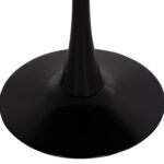 ΣΕΤ ΤΡΑΠΕΖΑΡΙΑΣ 5ΤΜΧ FB921191 MDF TOP-ΜΕΤΑΛΛΙΚΑ ΠΟΔΙΑ-ΒΕΛΟΥΔΟ--ΜΑΥΡΟ - Image 7