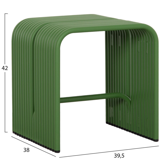 ΣΚΑΜΠO FB96325.07 ΑΛΟΥΜΙΝΙΟ ΣΕ ΠΡΑΣΙΝΟ ΧΡΩΜΑ 40x38x42,5Yεκ. - Image 2