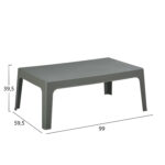 ΤΡΑΠΕΖΑΚΙ ΟΡΘΟΓΩΝΙΟ FB96367.05 ΠΟΛΥΠΡΟΠΥΛΕΝΙΟ DARK OLIVE 99x59.5x39.5Υεκ. - Image 2