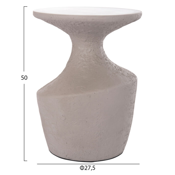 ΤΡΑΠΕΖΙ ΒΟΗΘΗΤΙΚΟ FB918156.03S FIBER CEMENT ΣΕ ΓΚΡΙ--Φ27.5x50Υεκ. - Image 2
