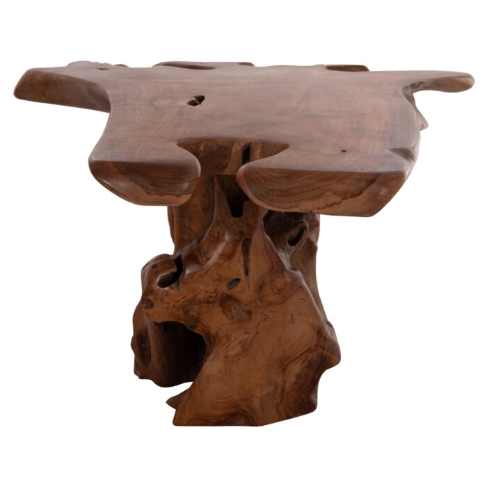 ΤΡΑΠΕΖΙ ΣΑΛΟΝΙΟΥ FB918303 ΞΥΛΟ TEAK--ΣΚΟΥΡΟ ΚΑΦΕ 156x94x49Υεκ. - Image 5