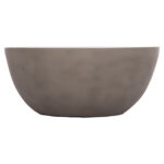 ΤΡΑΠΕΖΙ ΣΑΛΟΝΙΟΥ ΣΤΡΟΓΓΥΛΟ FB918162.03 FIBER CEMENT ΣΕ ΓΚΡΙ--Φ92x49Υεκ. - Image 3