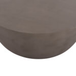 ΤΡΑΠΕΖΙ ΣΑΛΟΝΙΟΥ ΣΤΡΟΓΓΥΛΟ FB918162.03 FIBER CEMENT ΣΕ ΓΚΡΙ--Φ92x49Υεκ. - Image 9