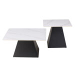 ΤΡΑΠΕΖΙΑ ΣΑΛΟΝΙΟΥ FB918260.01 ΚΕΡΑΜΙΚΑ TOP ΟΨΗ ΛΕΥΚΟ ΜΑΡΜΑΡΟ-ΤΕΤΡΑΓΩΝΑ