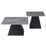 ΤΡΑΠΕΖΙΑ ΣΑΛΟΝΙΟΥ FB918260.03 ΚΕΡΑΜΙΚΑ TOP ΟΨΗ ΓΚΡΙ ΜΑΡΜΑΡΟ-ΤΕΤΡΑΓΩΝΑ