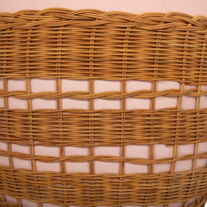 ΒΟΗΘΗΤΙΚΟ ΤΡΑΠΕΖΙ FB918166 FIBER CEMENT ΡΟΖ-RATTAN ΦΥΣΙΚΟ Φ44.5x45Υεκ. - Image 8