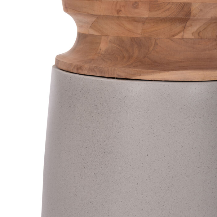 ΔΙΑΚΟΣΜΗΤΙΚΑ ΒΑΖΑ ΔΑΠΕΔΟΥ 2ΤΜΧ FB921140.03 FIBER CEMENT ΓΚΡΙ-ΞΥΛΟ ΤΕΑΚ 47Υ & 60Υεκ - Image 6