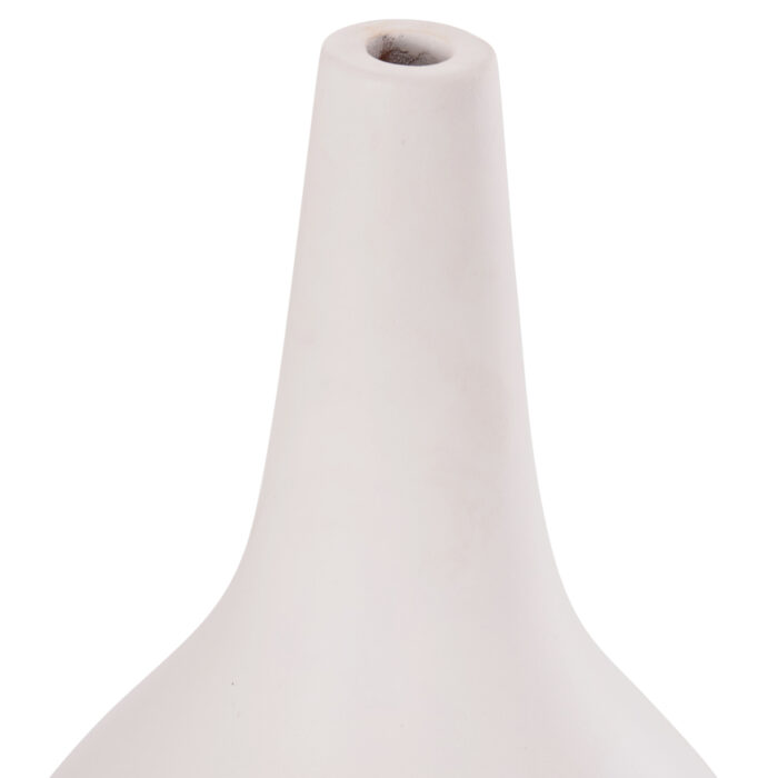 ΕΠΙΤΡΑΠΕΖΙΟ ΔΙΑΚΟΣΜΗΤΙΚΟ ΒΑΖΟ FB94663.02L FIBER CEMENT ΣΕ ΛΕΥΚΟ--Φ26x39Υεκ - Image 7