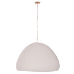 ΦΩΤΙΣΤΙΚΟ ΟΡΟΦΗΣ ΚΡΕΜΑΣΤΟ FB94703.02XL FIBER CEMENT ΛΕΥΚΟ 74x68x50-70Υεκ. - Image 3