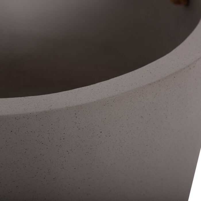 ΓΛΑΣΤΡΑ ΕΣ. ΧΩΡΟΥ FB94690L FIBER CEMENT ΓΚΡΙ & ΣΧΟΙΝΙ Φ40x25,5Υεκ. - Image 9