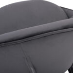 ΚΑΡΕΚΛΑ ΑΠΟ ΒΕΛΟΥΔΟ ΓΚΡΙ ΜΕ ΜΑΥΡΑ ΠΟΔΙΑ FB98684.11 59x63x84 εκ. - Image 10