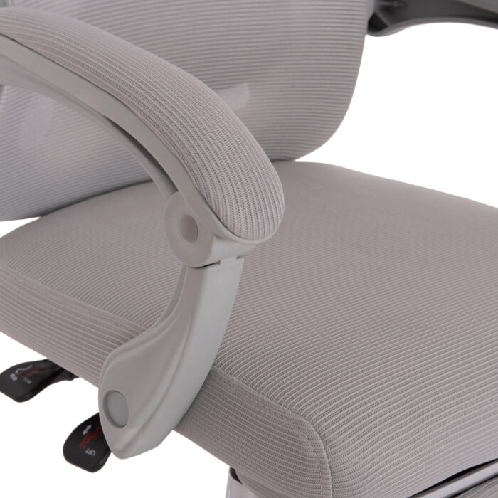 ΚΑΡΕΚΛΑ ΓΡΑΦΕΙΟΥ FB918258.02 ΓΚΡΙ MESH-ΓΚΡΙ ΣΚΕΛΕΤΟΣ NYLON 61x62x123Υ - Image 8