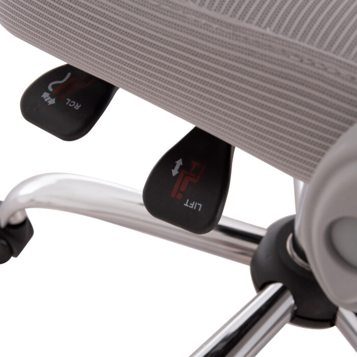 ΚΑΡΕΚΛΑ ΓΡΑΦΕΙΟΥ FB918258.02 ΓΚΡΙ MESH-ΓΚΡΙ ΣΚΕΛΕΤΟΣ NYLON 61x62x123Υ - Image 9