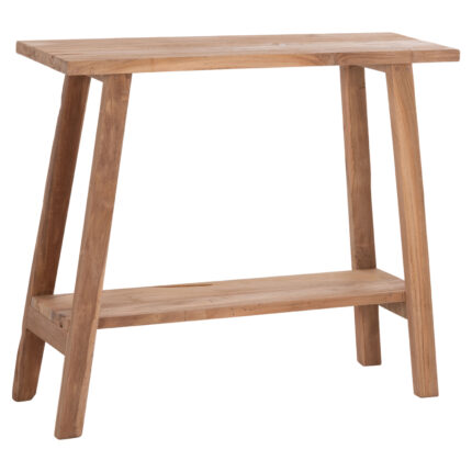 ΚΟΝΣΟΛΑ FB918256 ΞΥΛΟ TEAK ΣΕ ΦΥΣΙΚΟ ΧΡΩΜΑ 90x30x77Υεκ.