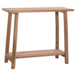 ΚΟΝΣΟΛΑ TALIBER FB918257 ΞΥΛΟ TEAK ΣΕ ΦΥΣΙΚΟ ΧΡΩΜΑ 100x40x85Υεκ.