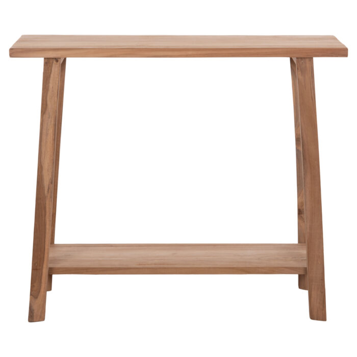 ΚΟΝΣΟΛΑ TALIBER FB918257 ΞΥΛΟ TEAK ΣΕ ΦΥΣΙΚΟ ΧΡΩΜΑ 100x40x85Υεκ. - Image 3