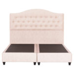 ΚΡΕΒΑΤΙ FB9638.22 ΜΠΕΖ ΥΦΑΣΜΑ Τ. NUBUCK ΓΙΑ ΣΤΡΩΜΑ 150x200εκ. - Image 4
