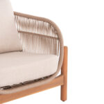 LOUNGE ΣΕΤ FB921214 ΤΡΑΠΕΖΙ & 2 ΠΟΛΥΘΡΟΝΕΣ--ΞΥΛΟ ΑΚΑΚΙΑΣ-ΑΛΟΥΜΙΝΙΟ-ΣΧΟΙΝΙ - Image 4