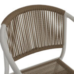 ΠΟΛΥΘΡΟΝΑ ΑΛΟΥΜΙΝΙΟΥ ΛΕΥΚΟ ΜΕ PE RATTAN WICKER FB95856.01 57x63x80Yεκ. - Image 7