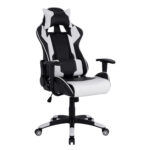 ΠΟΛΥΘΡΟΝΑ GAMING FB91072.04 ΜΑΥΡΗ ΛΕΥΚΗ 66,5x70x(122-129) cm