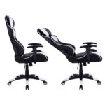 ΠΟΛΥΘΡΟΝΑ GAMING FB91072.04 ΜΑΥΡΗ ΛΕΥΚΗ 66,5x70x(122-129) cm - Image 4