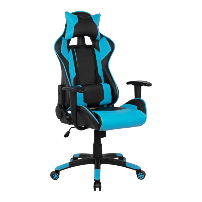 ΠΟΛΥΘΡΟΝΑ GAMING FB91072.08 ΜΑΥΡΗ ΣΙΕΛ 66,5x70x(122-129) cm - Image 1