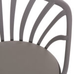ΠΟΛΥΘΡΟΝΑ ΤΡΑΠΕΖΑΡΙΑΣ FB98049.10 ΓΚΡΙ ΜΕ ΞΥΛΙΝΑ ΠΟΔΙΑ 60x53x86Υ εκ. - Image 8