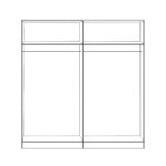 ΣΕΤ 2 ΤΜΧ ΝΤΟΥΛΑΠΑ 4ΦΥΛΛΗ ZEBRANO 160X42X181 FB911350.01 - Image 3