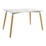 ΣΕΤ ΤΡΑΠΕΖΑΡΙΑ 5Τ ΤΡΑΠΕΖΙ 120x80x73 cm ΚΟΚΚΙΝ FB910080.04 - Image 4