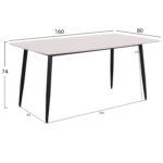 ΣΕΤ ΤΡΑΠΕΖΑΡΙΑΣ 7ΤΜΧ RAVEN FB921070.01 ΚΕΡΑΜΙΚΟ TOP--4 ΚΑΡΕΚΛΕΣ & 2 ΠΟΛΥΘΡΟΝΕΣ ΕΚΡΟΥ - Image 2