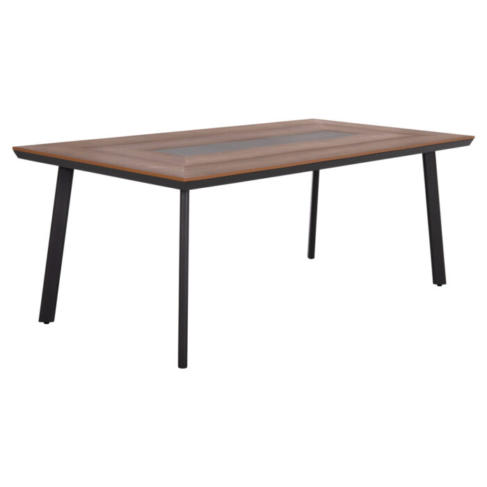 ΤΡΑΠΕΖΙ ΑΛΟΥΜΙΝΙΟΥ ΜΕ POLYWOOD 200X94 ΓΚΡΙ FB95131.12 - Image 4