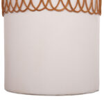 ΤΡΑΠΕΖΙ ΤΡΑΠΕΖΑΡΙΑΣ FB918159.02 FIBER CEMENT ΛΕΥΚΟ & RATTAN--Φ60x76,5Υεκ - Image 6