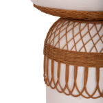 ΤΡΑΠΕΖΙ ΤΡΑΠΕΖΑΡΙΑΣ FB918159.02 FIBER CEMENT ΛΕΥΚΟ & RATTAN--Φ60x76,5Υεκ - Image 7